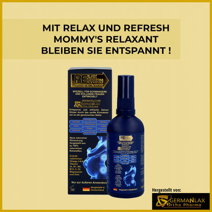 Relax & Refresh Mommy's RELAXANT – Gelee-Ölmischung – Für Muskeln und Gelenke – Für schwangere und stillende Frauen