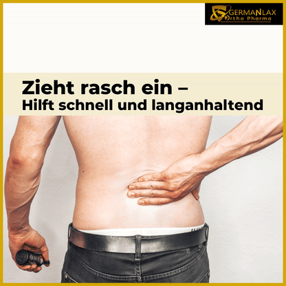 Mann mit Rückenschmerzen 